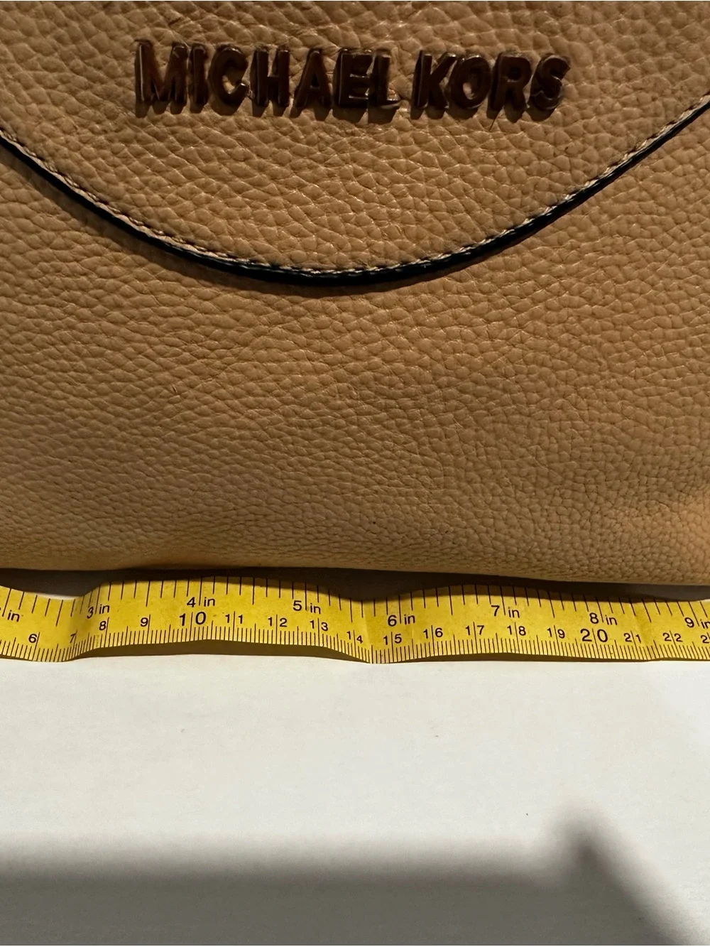 Michael Kors structured pebbled